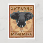 TRAVEL-Afrika-Kenia- Briefkaart (Voorkant)