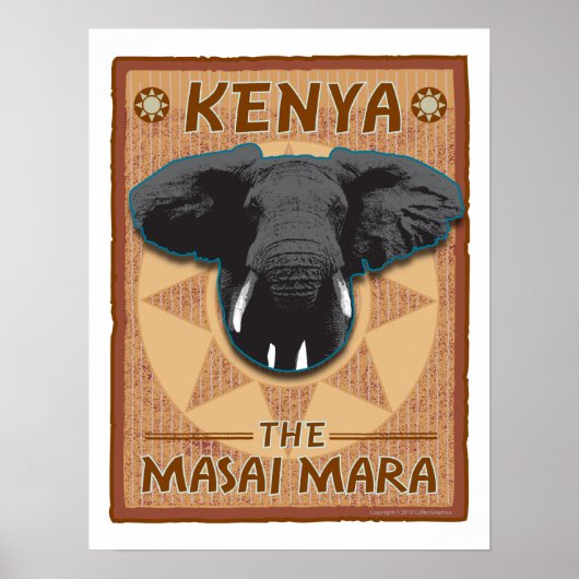 TRAVEL-Afrika-Kenia Poster (Voorkant)