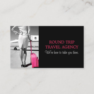 Travel Agency Agent Business Card Visitekaartje