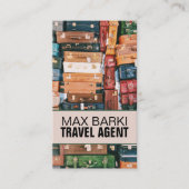 Travel Agency Agent Business Card Visitekaartje (Voorkant)