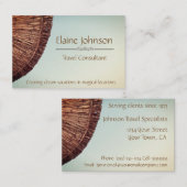Travel Agency Consultant Specialist Visitekaartje (Voorkant / Achterkant)