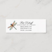 Travel Agent Consultant Fotocollage Mini Visitekaartje (Achterkant)