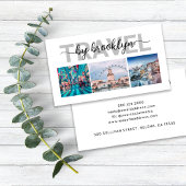 Travel Agent Consultant Fotocollage Visitekaartje