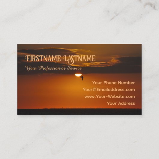 Travel agent drama sky oceanische strandzonsonderg visitekaartje (Achterkant)