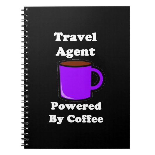 "Travel Agent" met Coffee Notitieboek (Voorkant)
