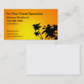 Travel Agent Specialist Visitekaartje (Voorkant / Achterkant)