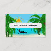 Travel Agent Specialist Visitekaartjes (Voorkant)