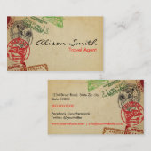 Travel Agent Visitekaartje (Voorkant / Achterkant)