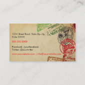 Travel Agent Visitekaartje (Achterkant)