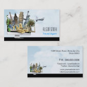 Travel Agent Visitekaartje (Voorkant / Achterkant)