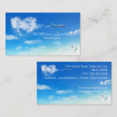 Travel Agent Visitekaartje (Voorkant / Achterkant)