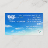 Travel Agent Visitekaartje (Achterkant)