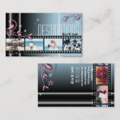 Travel Agent Weddenschap Film Foto Visitekaartje b (Voorkant / Achterkant)