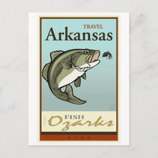 Travel Arkansas Briefkaart (Voorkant)