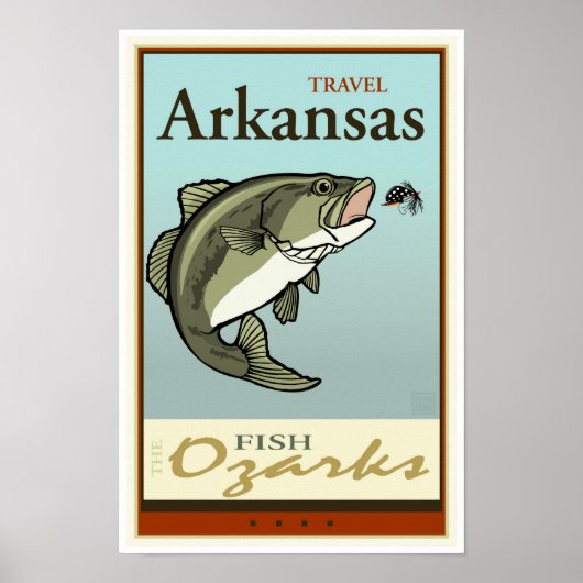 Travel Arkansas Poster (Voorkant)