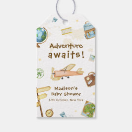 Travel Around The World Airplane Baby Shower  Cadeaulabel