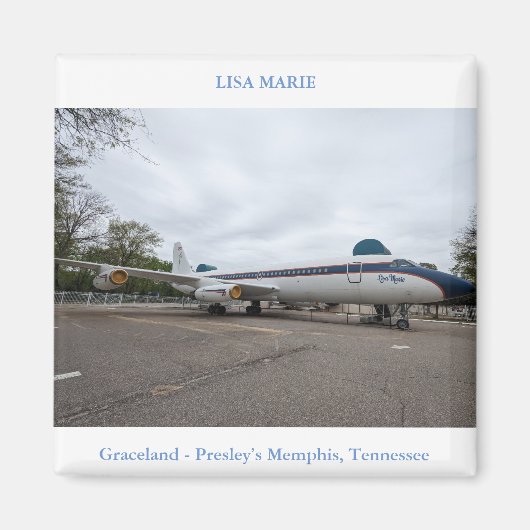 Travel Art Lisa Marie Elvis Presley Magnet (Voorkant)