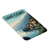 Travel Art  meer Como Italië Magneet (Rechterzijde)