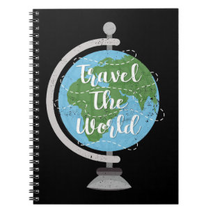Travel Art reizen over de wereld Notitieboek