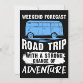 Travel Art Road Trip And Adventure Feestdagenkaart (Voorkant)