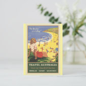 Travel Australia Beaches  Briefkaart (Staand voorkant)