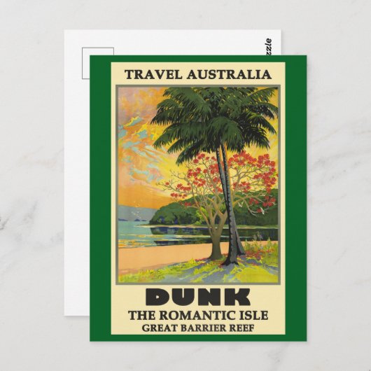 Travel Australia, Dunk, Briefkaart (Voorkant / Achterkant)