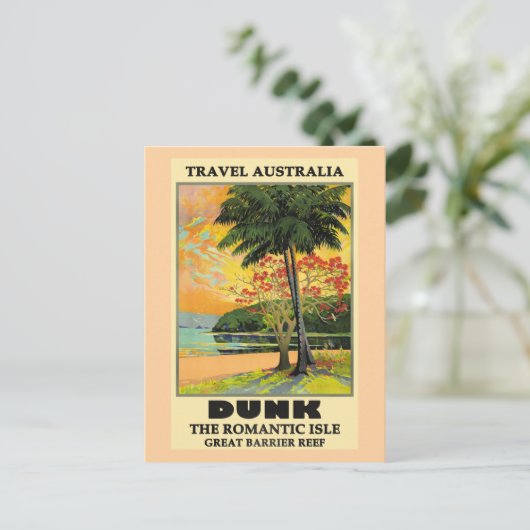 Travel Australia, Dunk Island, Briefkaart (Staand voorkant)