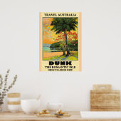 Travel Australia, Dunk Island, Poster (Keuken)