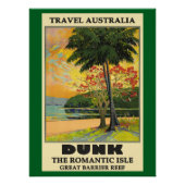Travel Australia, Dunk, Perfect Poster (Voorkant)