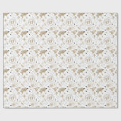 Travel Baby shower Wereldkaart Wrapping Paper Cadeaupapier (Vlak)