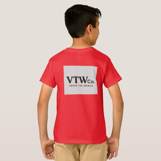 TRAVEL Boys' T-shirt (Achterkant volledig)