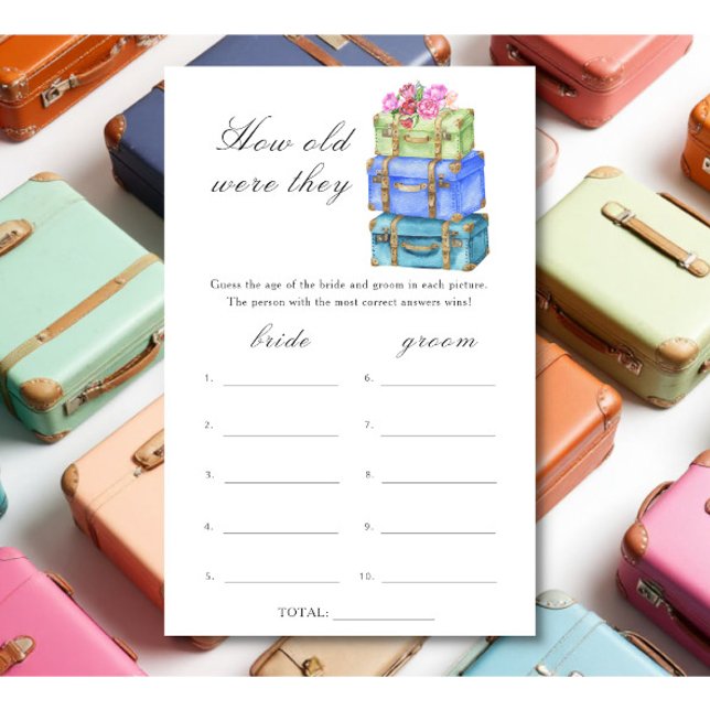 Travel bridal shower How old were they game (Creator heeft geüpload)