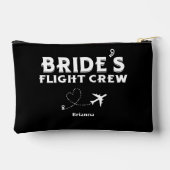 Travel Bride Flight Crew Bridesmaid Bachelorette Etui (Achterkant)