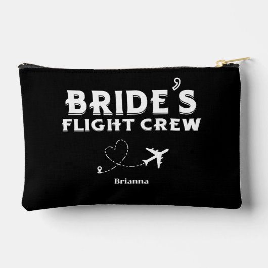 Travel Bride Flight Crew Bridesmaid Bachelorette Etui (Achterkant)