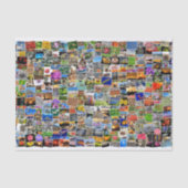 travel briefkaarten tissue tissuepapier (Voorkant)