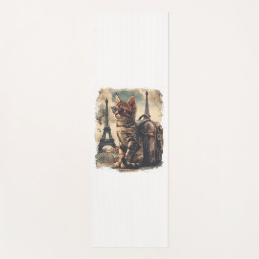 Travel Buddy Cat Yogamat (Voorkant)