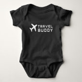 Travel Buddy Companion Airplane Romper (Voorkant)