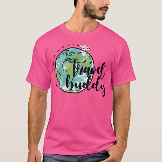 Travel Buddy T-shirt (Voorkant)