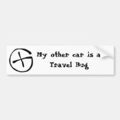 Travel Bug Bumpersticker (Voorkant)