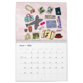 TRAVEL CALENDAR KALENDER (Mar 2026)