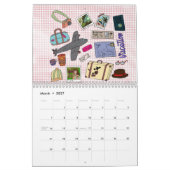 TRAVEL CALENDAR KALENDER (Mar 2027)