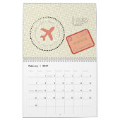 TRAVEL CALENDAR KALENDER (Feb 2027)
