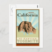Travel California Briefkaart (Voorkant / Achterkant)