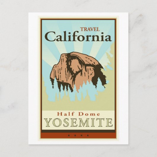 Travel California Briefkaart (Voorkant)
