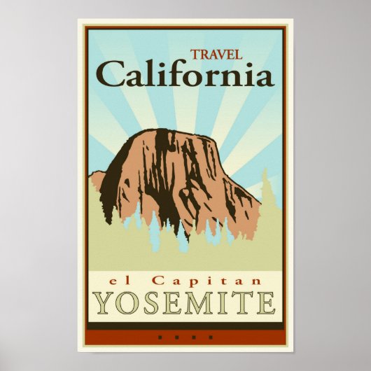 Travel California Poster (Voorkant)