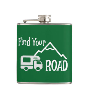 Travel Camping RV Op weg Heupfles