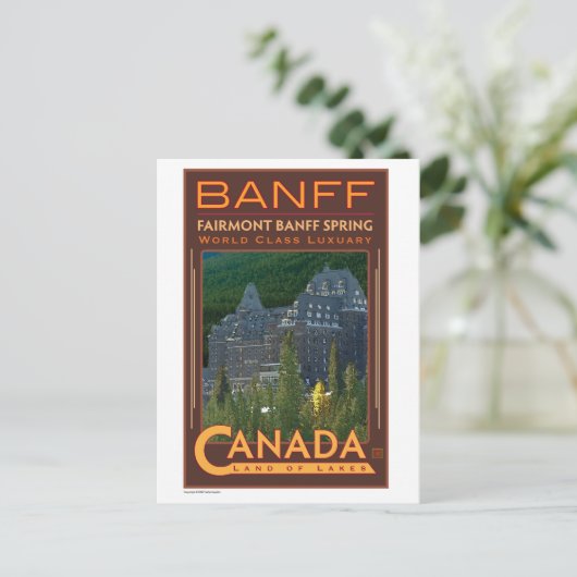 TRAVEL-Canada-Banff- Briefkaart (Staand voorkant)