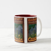 TRAVEL-Canada-Banff Tweekleurige Koffiemok (Voorkant rechts)