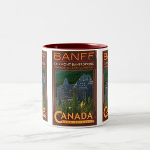 TRAVEL-Canada-Banff Tweekleurige Koffiemok
