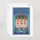TRAVEL-Canada-Montreal- Briefkaart (Voorkant / Achterkant)